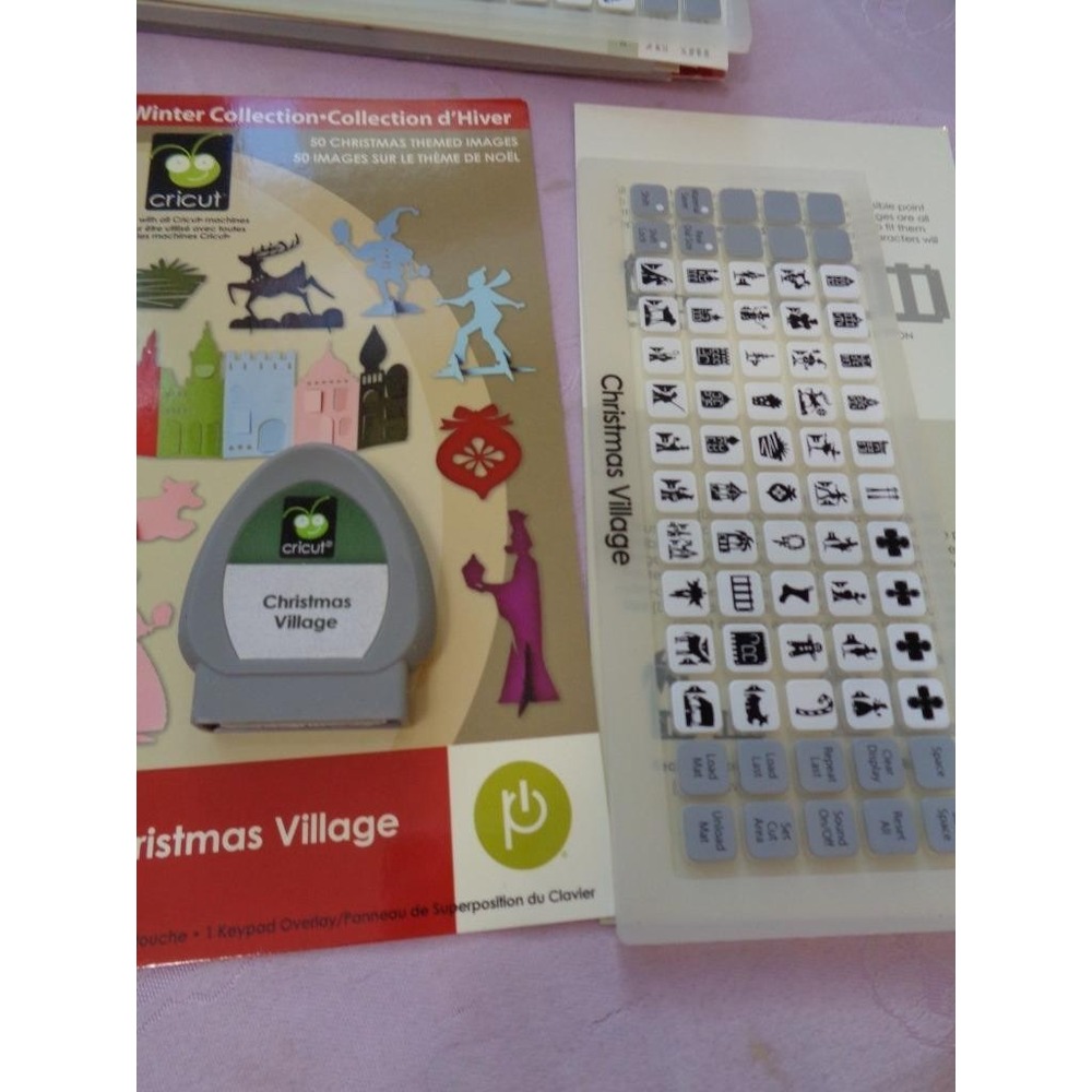 Cricut Die Cut Cartridge CHRISTMAS VILLAGE Scrapbooking